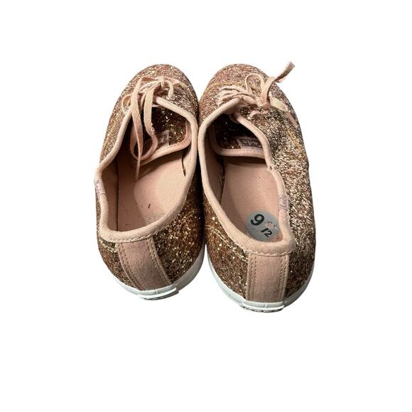 Keds Champion Glitter Celebration Lace Up,‎ Style# WF66847, 9.5 wide Rose Gold - Picture 4 of 6